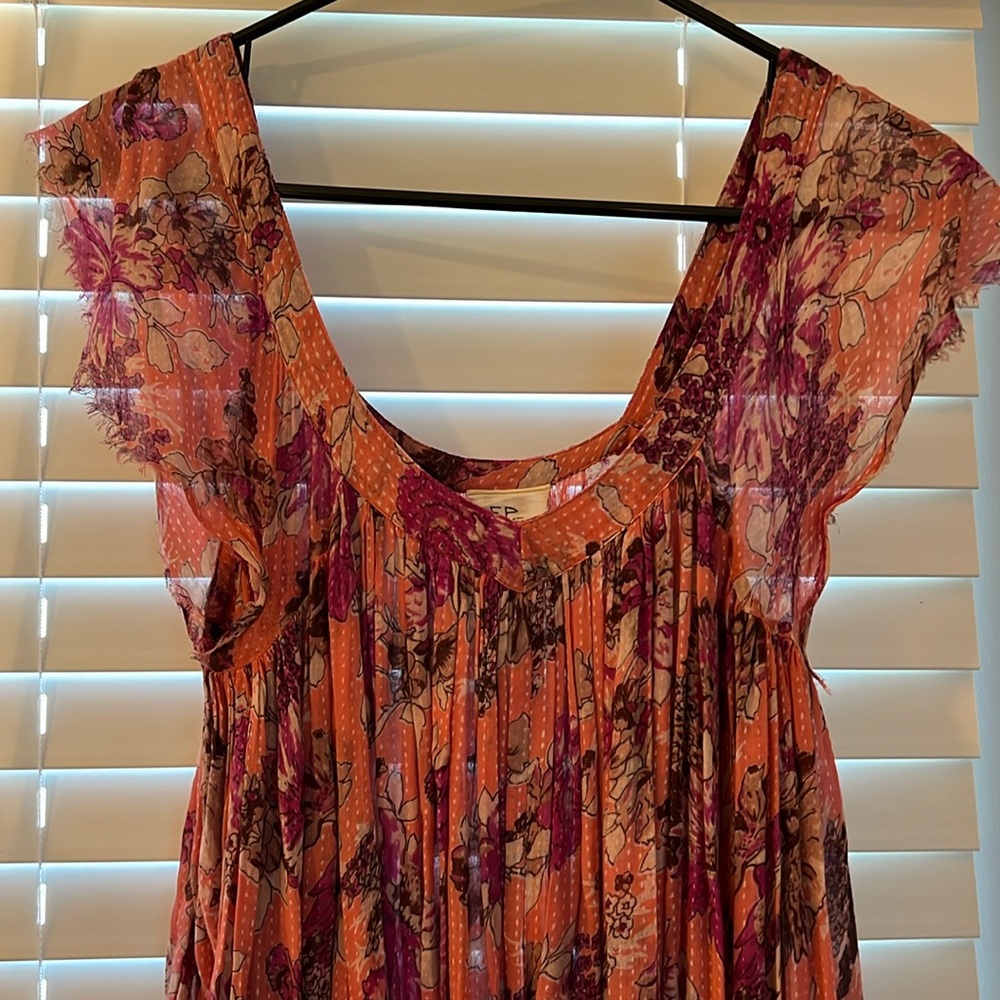 Free People Floral Tank